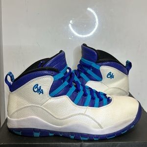 Air Jordan retro 10 white/Concord – blue Lagoon – black.